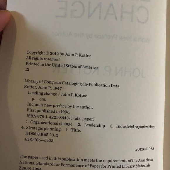 Leading change john kotter Books - Picture 4 of 4